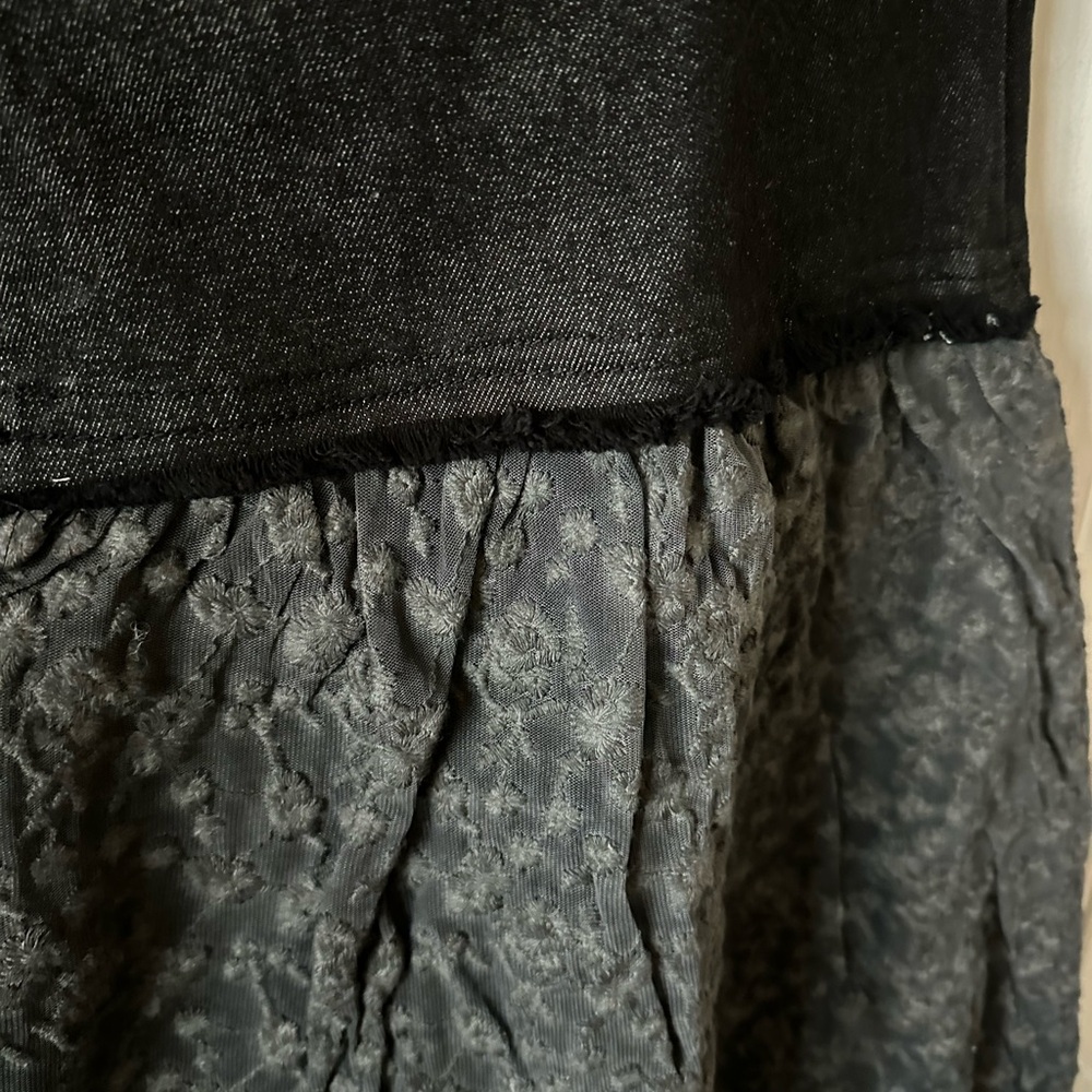 A Rare Bird Black Eyelet Flare Jeans - Picture 4 of 11
